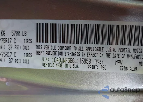 2016 Jeep Wrangler Unlimited Rubicon Hard Rock из США, поврежденный, VIN 1C4BJWFG8GL115953